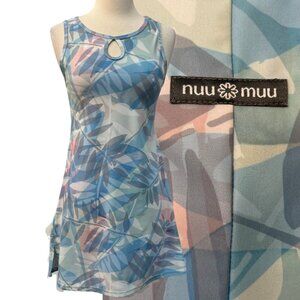 Nuu-Muu Ruu Muu Keyhole 'Opal' A-line Exercise Dress, SPF 50+ Floral | XS
